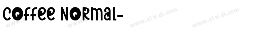 Coffee Normal字体转换